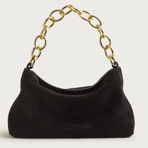 New J. Crew Small Suede Berkeley Chain Handbag